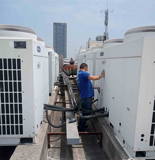 新吴中央空调制热和不制冷系统维修方法